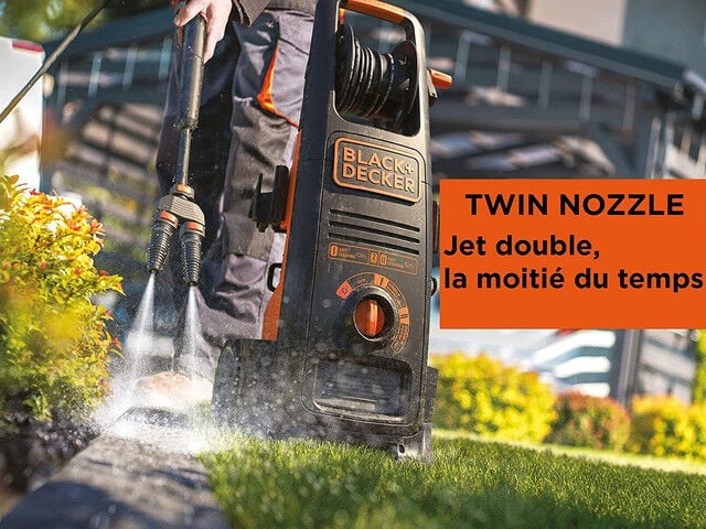 Exemple d'utilisation 1 nettoyeur haute pression Black+Decker BXPW2500DTS Exemple d'utilisation 1 nettoyeur haute pression Black+Decker BXPW2500DTS