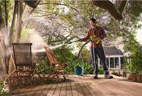 Exemple d'utilisation 4 nettoyeur haute pression Ryobi RY18PW22A-0
