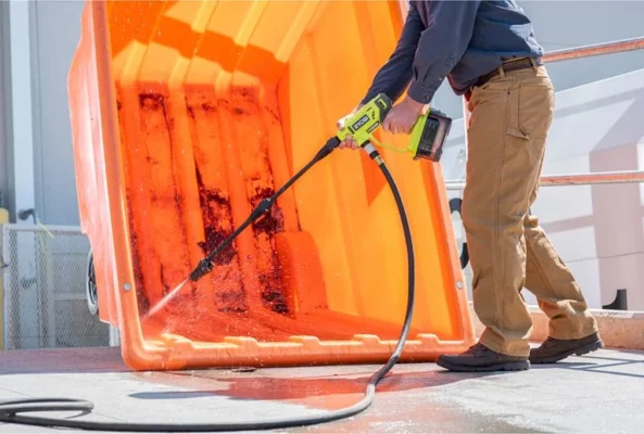 Exemple d'utilisation 5 nettoyeur haute pression Ryobi RY18PW22A-0